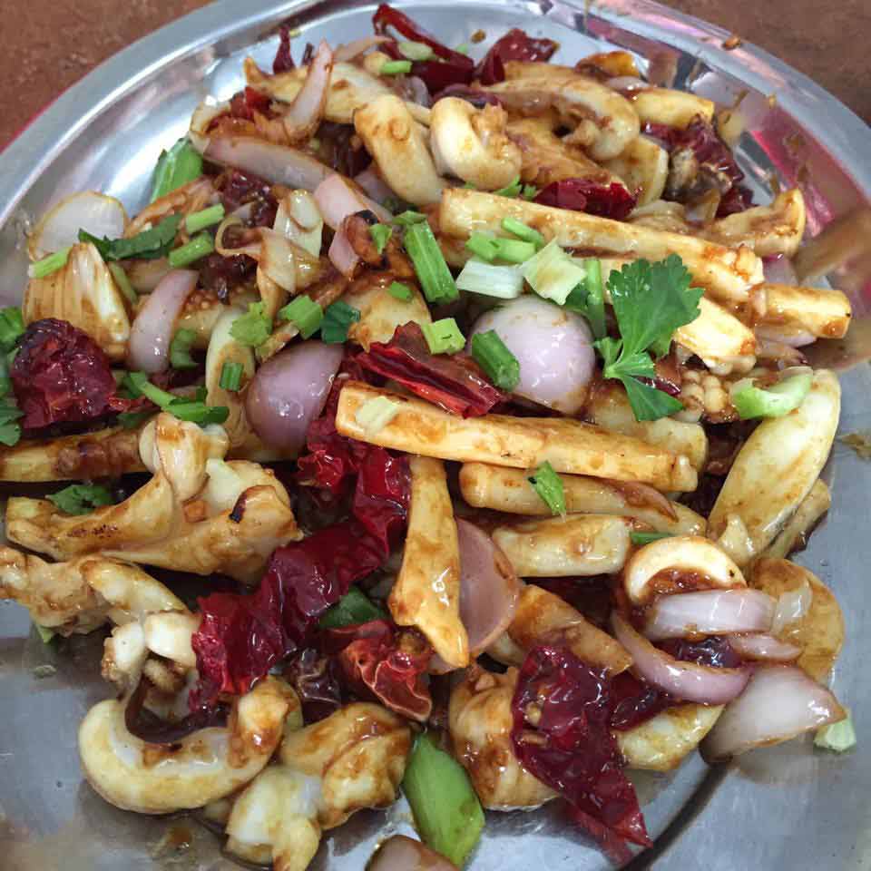 Restoran Guan Hwat 源发海鲜饭店, Sekinchan. : Stir Fried Cuttlefish