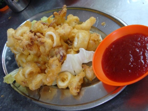 Restoran Jiann Chyi : Pan-fry Squid