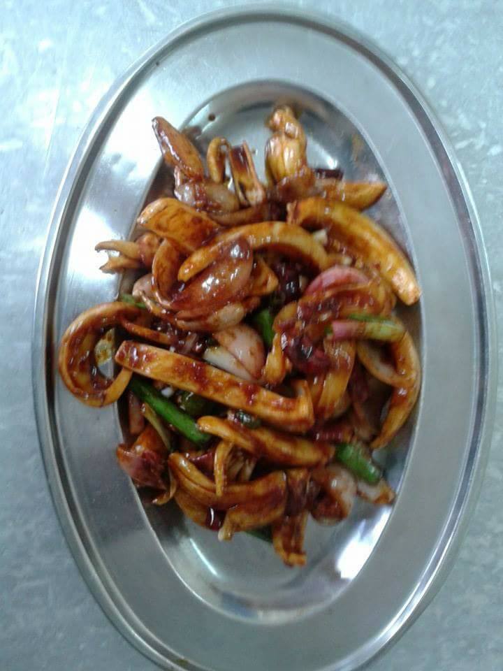 Restoran Ko Hua (國華冷氣海鮮飯店),Sekinchan..- Kung Pao Cuttlefish