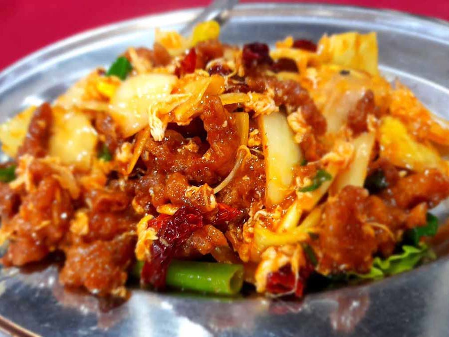 Restoran Sheng Hui 辉煌海鲜酒家, Sekinchan. : Stir Fry Mantis Shrimp
