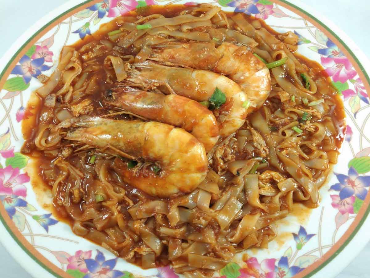  Warung Mee Udang Banjir Tg Karang - Char Kuey Teow with prawn