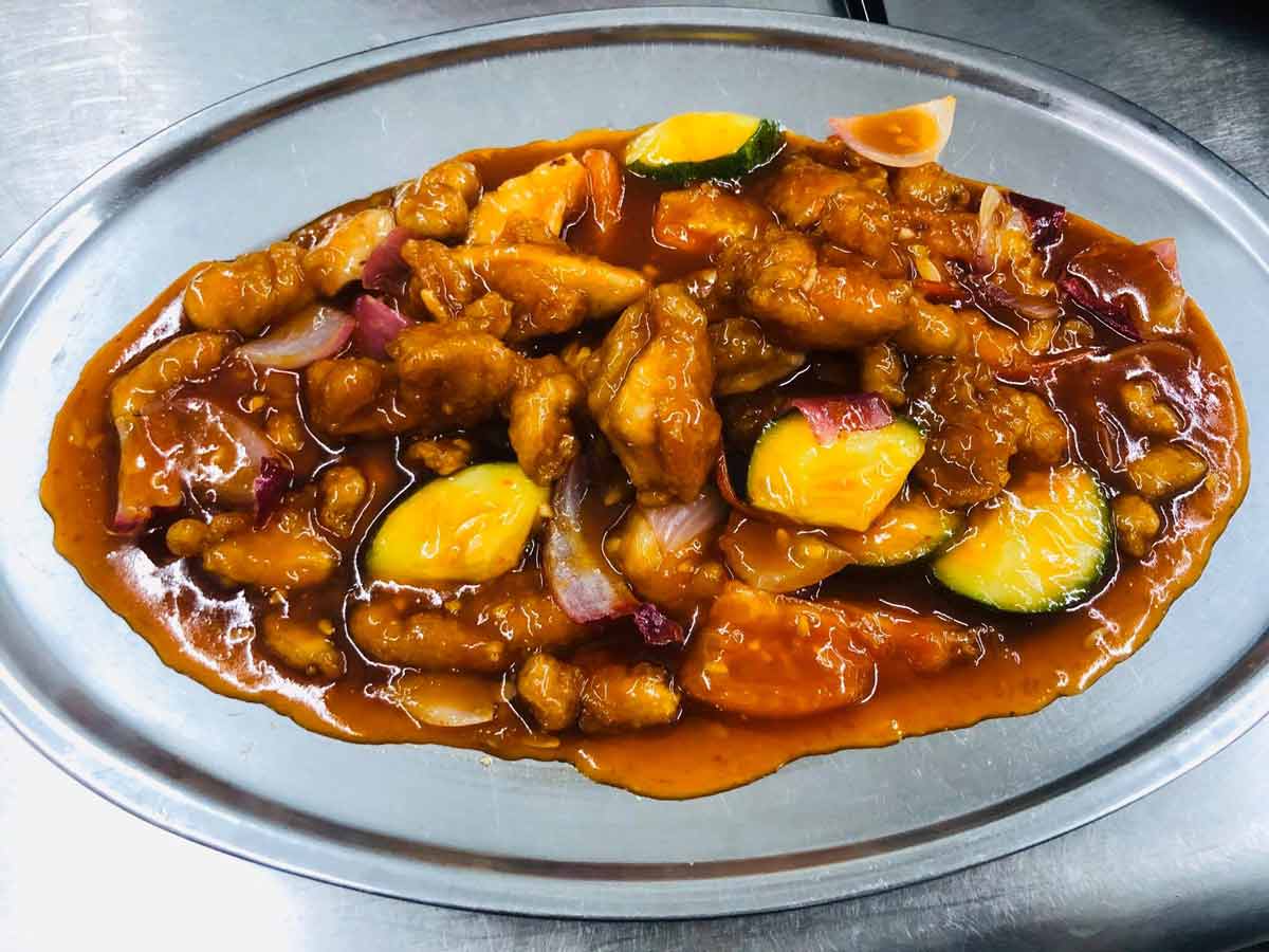 Xiang Cun Seafood Restaurant : Sweet Sour Chicken