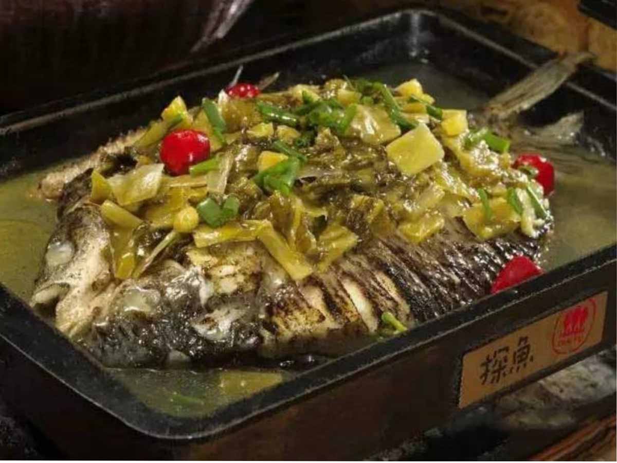Yi Jia Chinese Restaurant (一家中国菜) - Steam Fish 酸菜烤鱼